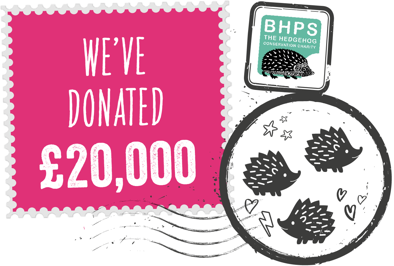 Donation illustration of £20,000 to BHPS