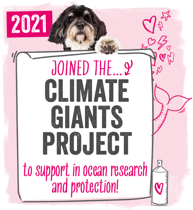 a graphic saying we joined the Climate Giants project in 2021